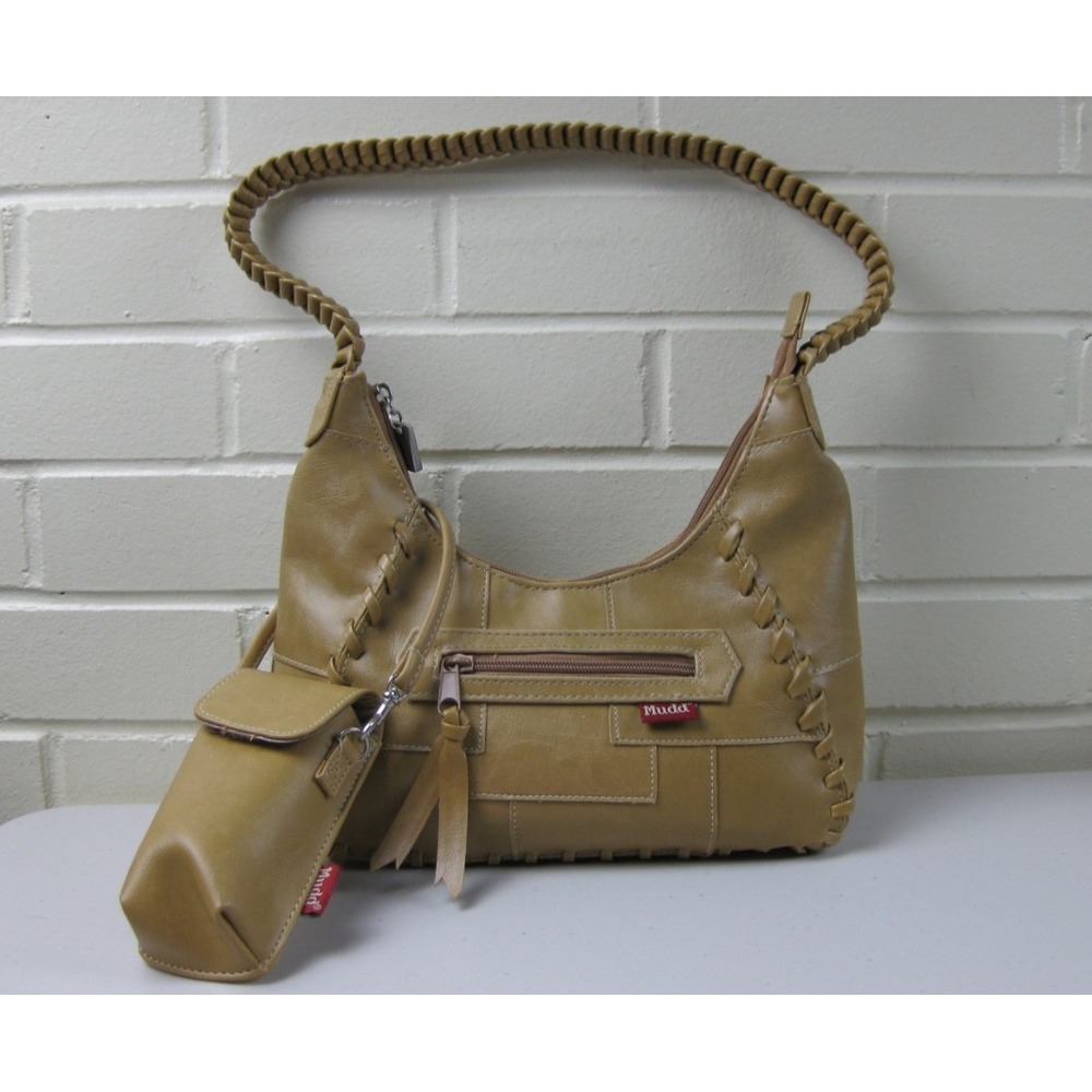 Vintage Y2K Mudd Purse Shoulder Bag + Flip Phone Case Patchwork 2000s Mallcore
